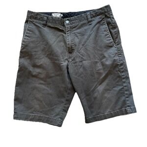 Volcom Mens Shorts Size 32 Brown‎ Casual Cargo Class Since 1991